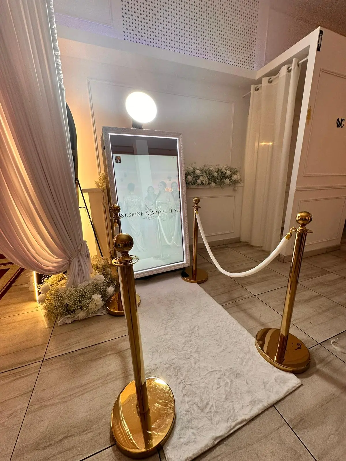Photobooth mariage luxe Alsace